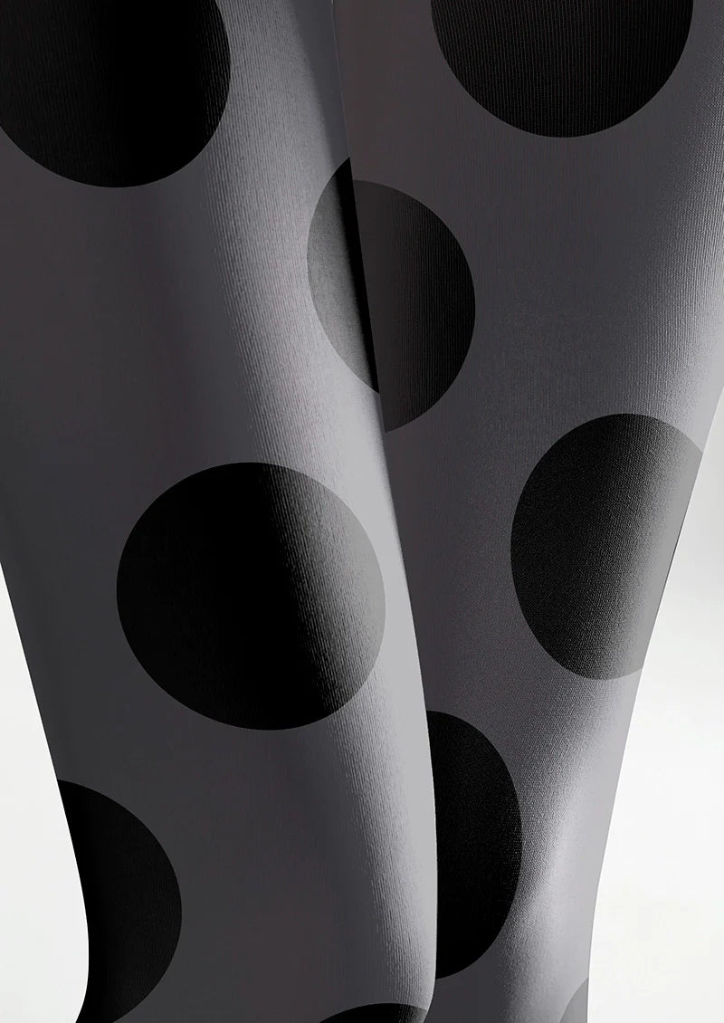 Gray-black polka dots Tights Hosiery Pantyhose