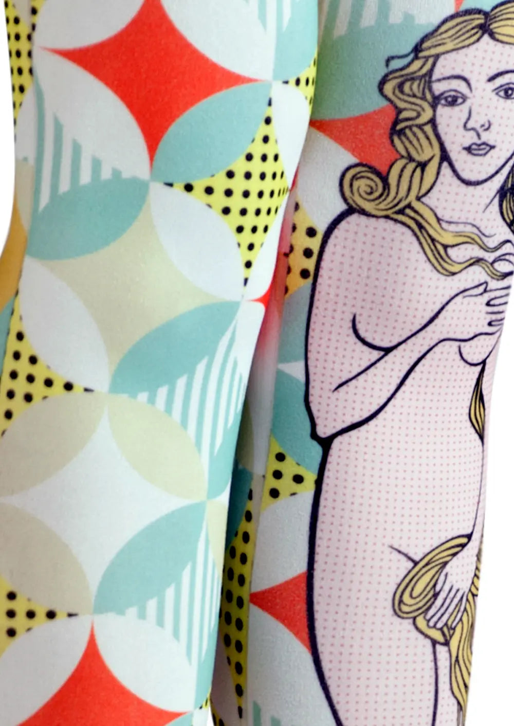 Popart Print Tights Venus Pantyhose/Tights [Venusian]