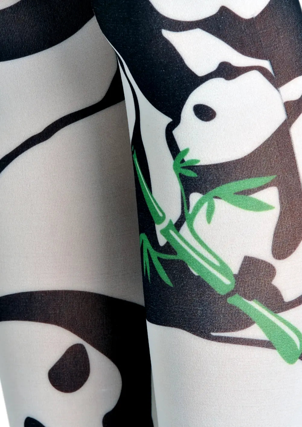 Fun art Print Tights Enjoyable Pantyhose/Tights [Panda Family]