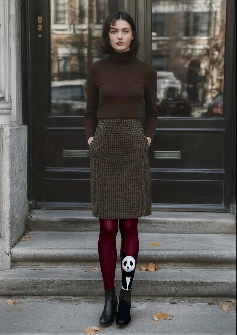 Panda Tights Hosiery Pantyhose