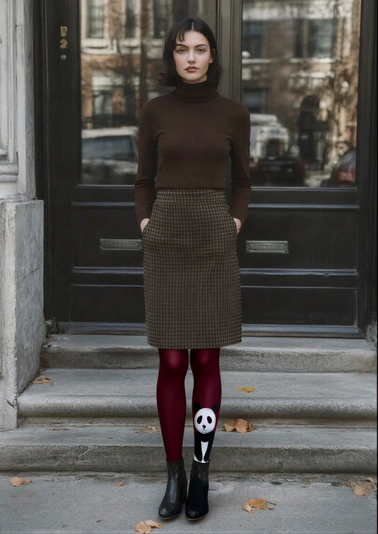 Panda Tights Hosiery Pantyhose