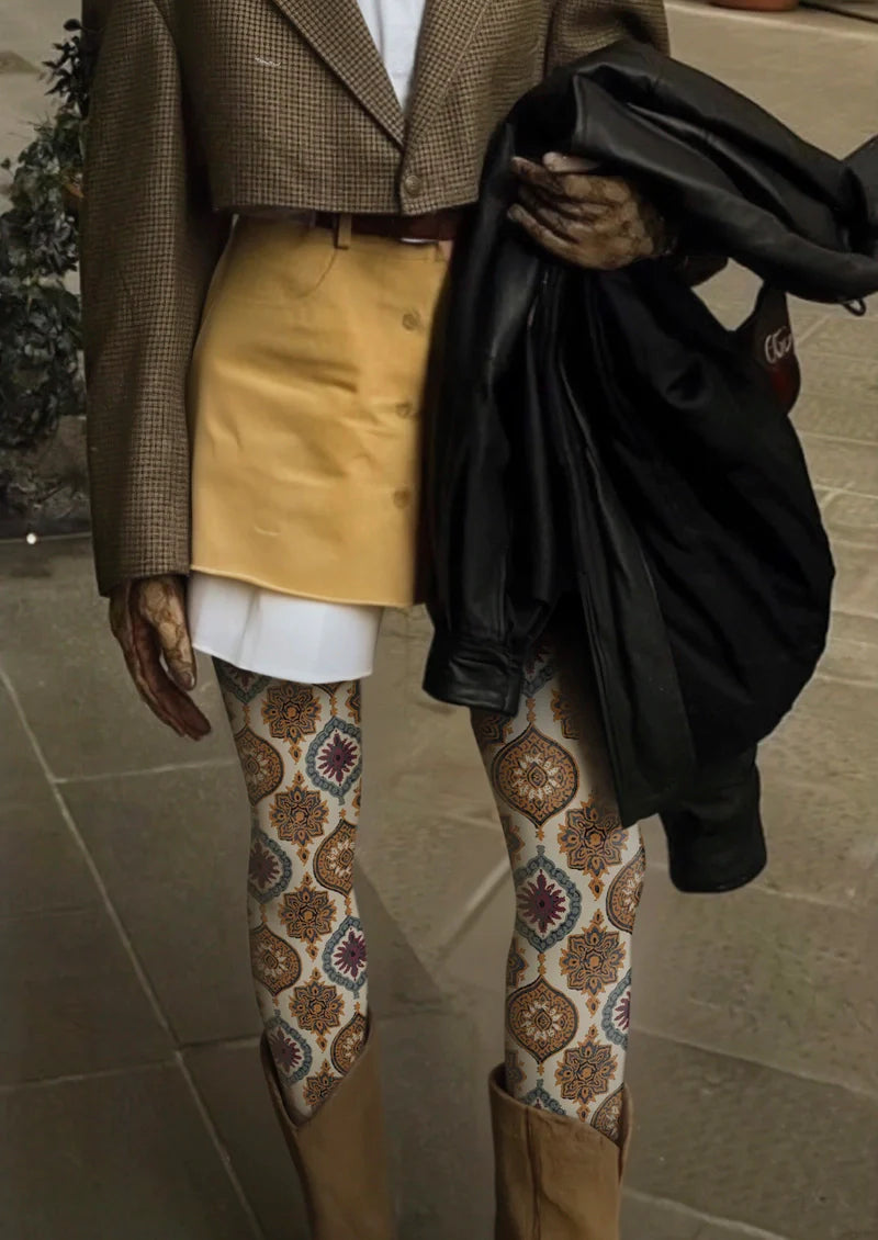Ephemeral Florals Tights Hosiery Pantyhose