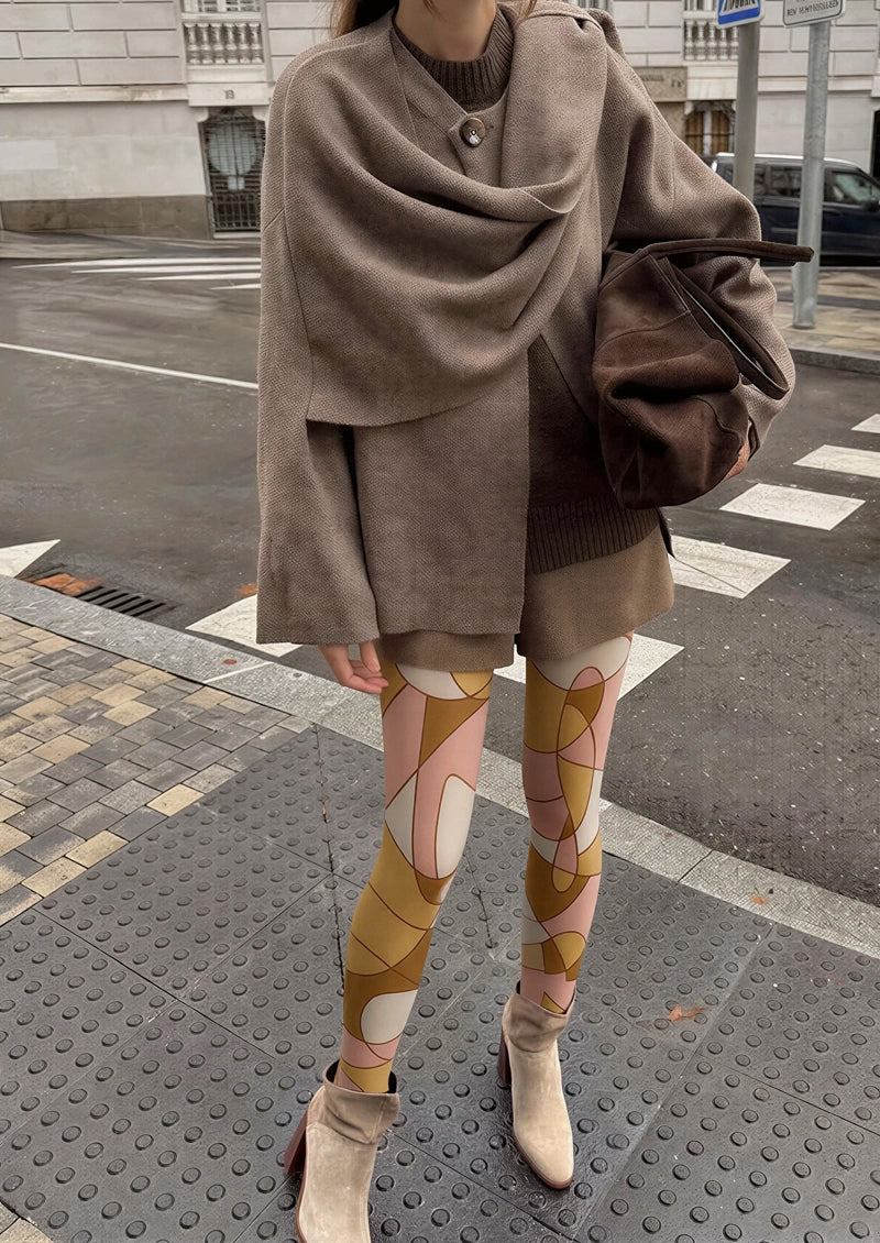 Elegant Refactoring Checked Tights Hosiery Pantyhose