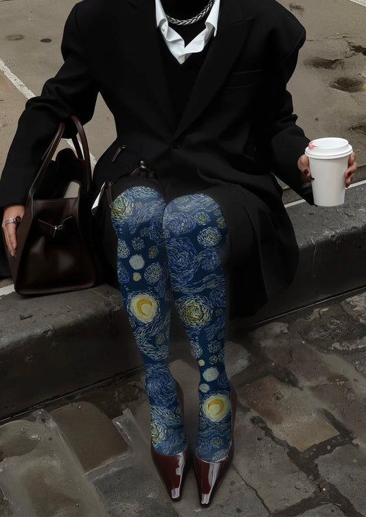 Starry Sky Tights Hosiery Pantyhose