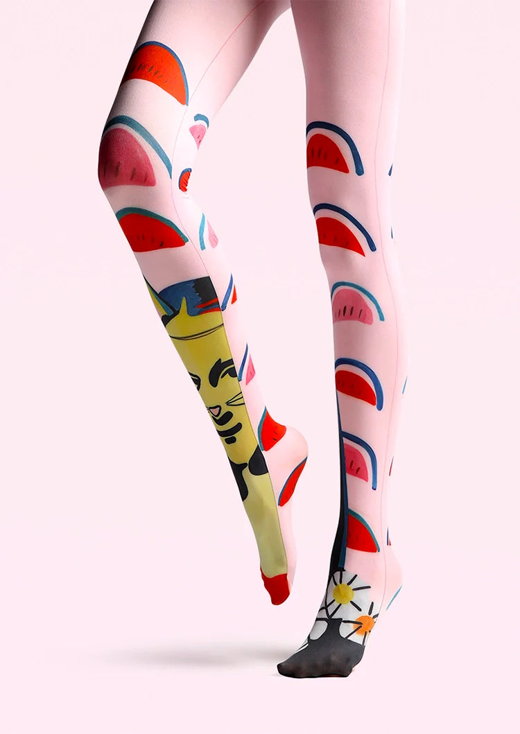 PopArt Print Tights Quirky Pantyhose/Tights [Mona Lisa]