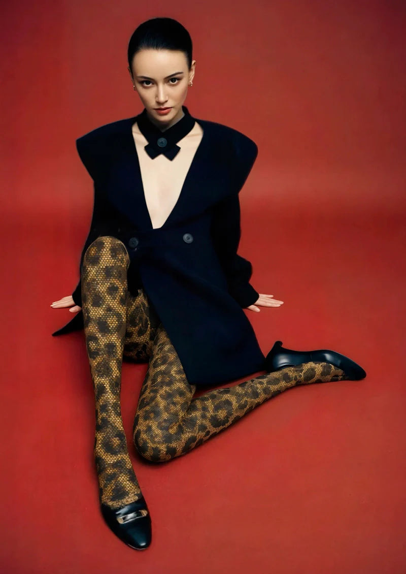 Classic Fashion Print Tights Personalized Pantyhose/Tights [Neon Hunt]
