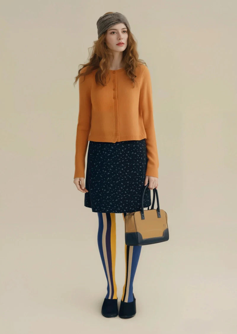 Modern Retro Striped Tights Hosiery Pantyhose