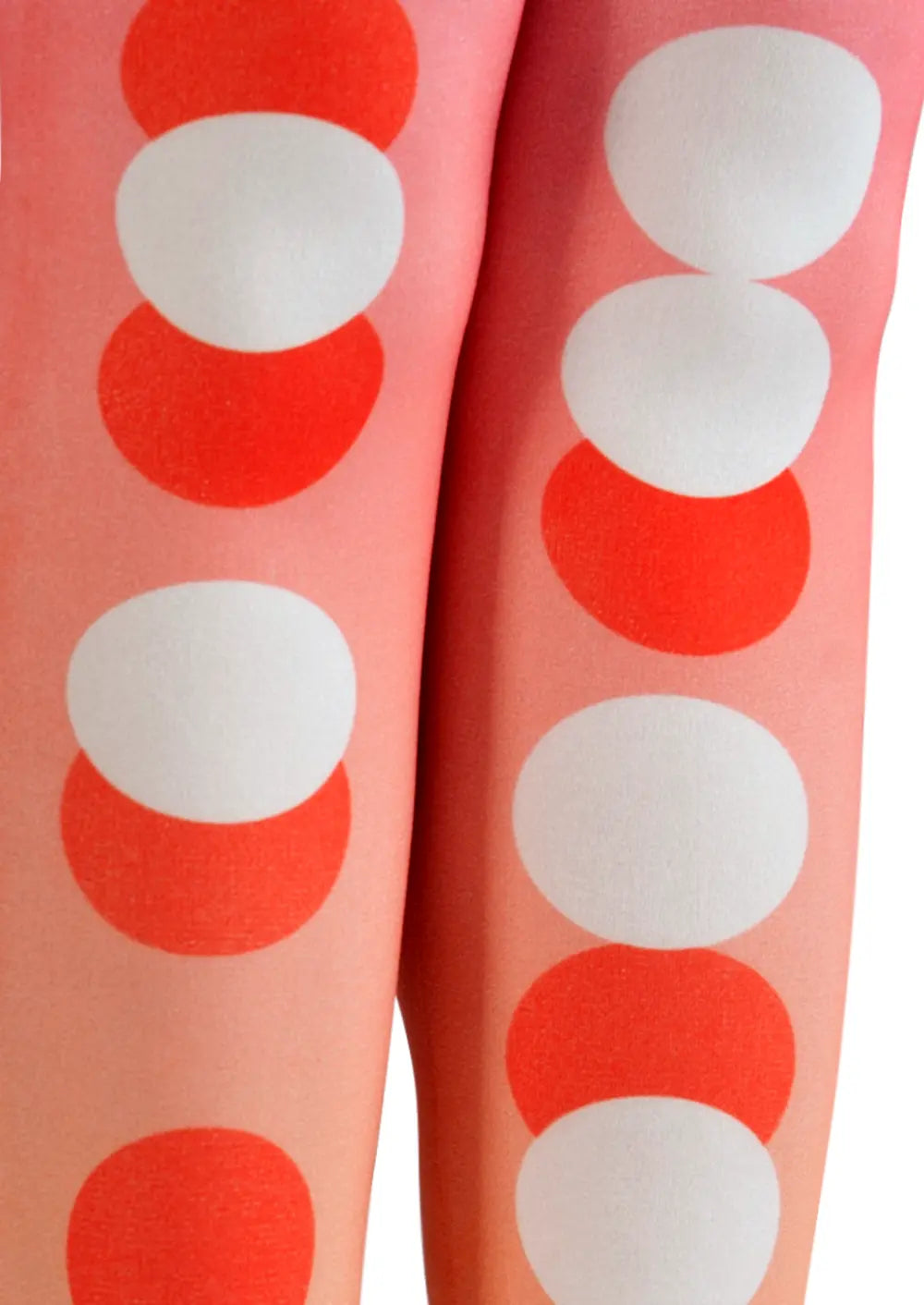 Popart Print Tights Polka dot Pantyhose/Tights [Wave point rhythm]