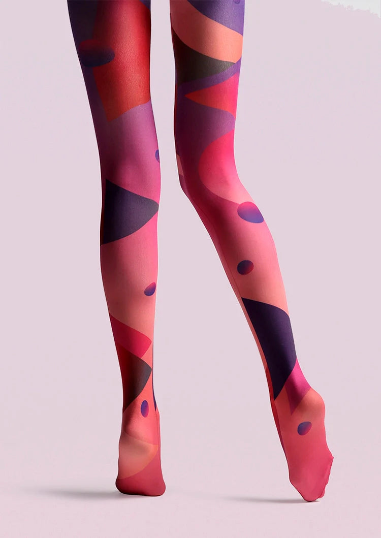 Cyberpunk Combustion Space  Print Tights Hosiery Pantyhose