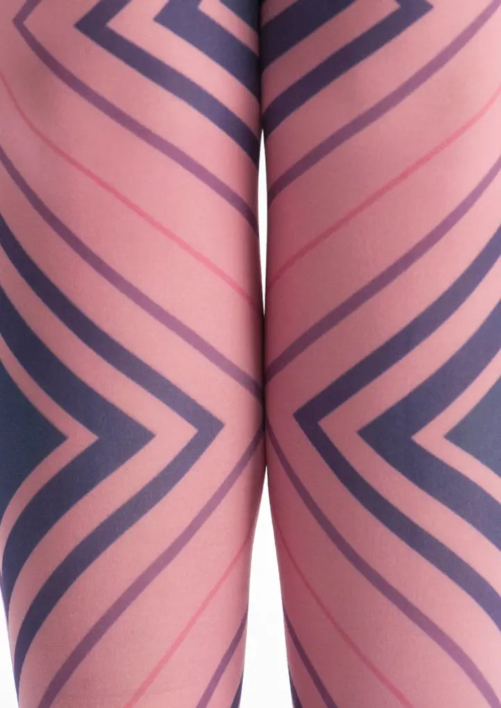 PopArt Print Tights Avant-garde Pantyhose/Tights [Square ripple]