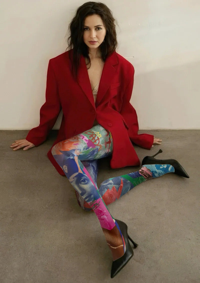 Music Festival Tights Personality Pantyhose/Tights [Michael Jackson]