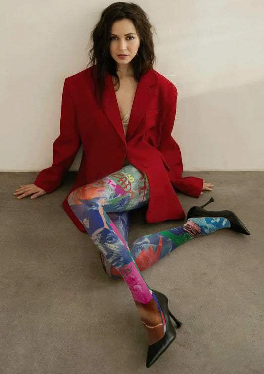 Music Festival Tights Personality Pantyhose/Tights [Michael Jackson]