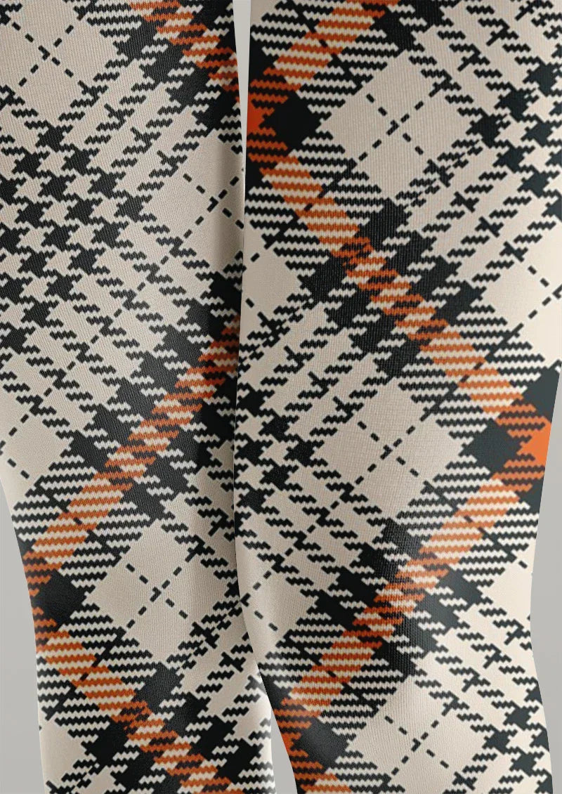Autumn Argyle Tights Hosiery Pantyhose