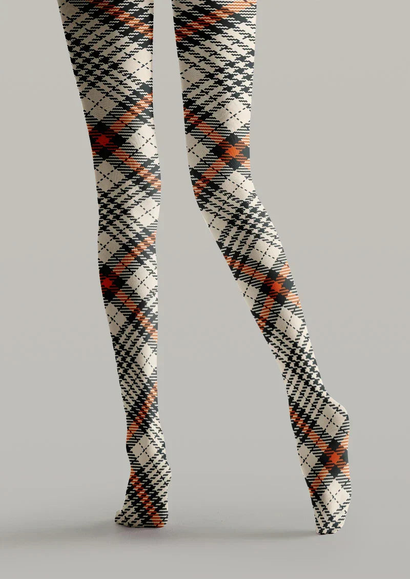 Autumn Argyle Tights Hosiery Pantyhose