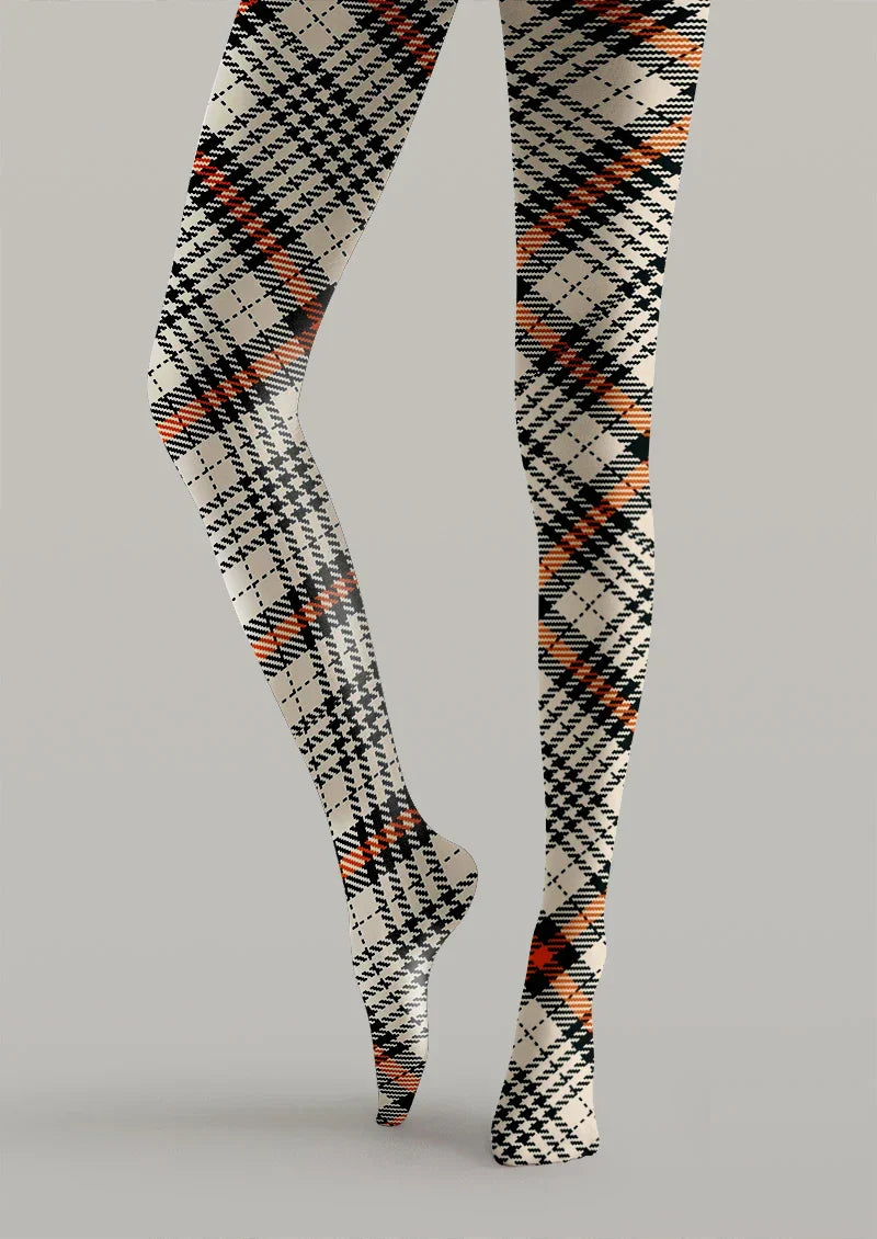 Autumn Argyle Tights Hosiery Pantyhose