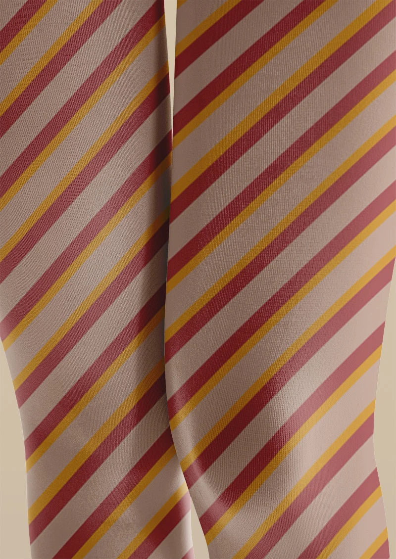 Candy Stripe Tights Hosiery Pantyhose