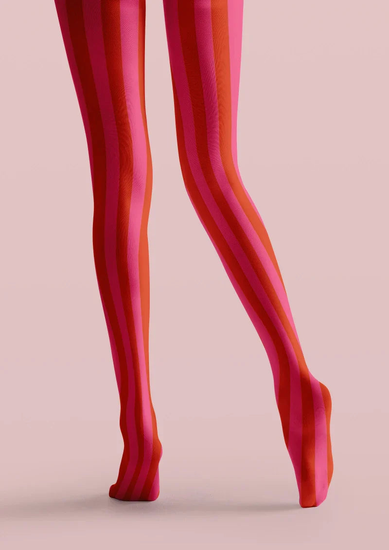 Red Evil Eye Totem Tights Hosiery Pantyhose
