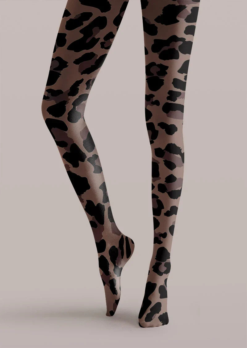 Animal Leopard Print Tights Hosiery Pantyhose