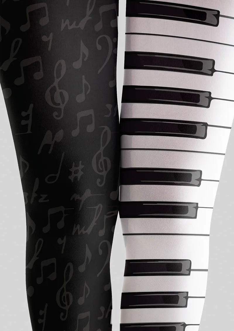 Musical elements Piano Keys Tights Hosiery Pantyhose