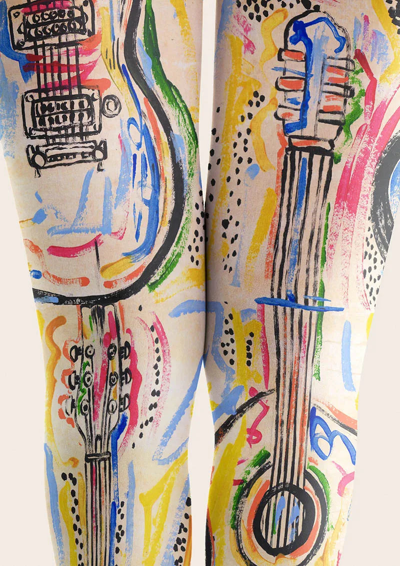 Musical elements Electro Circuit Tights Hosiery Pantyhose