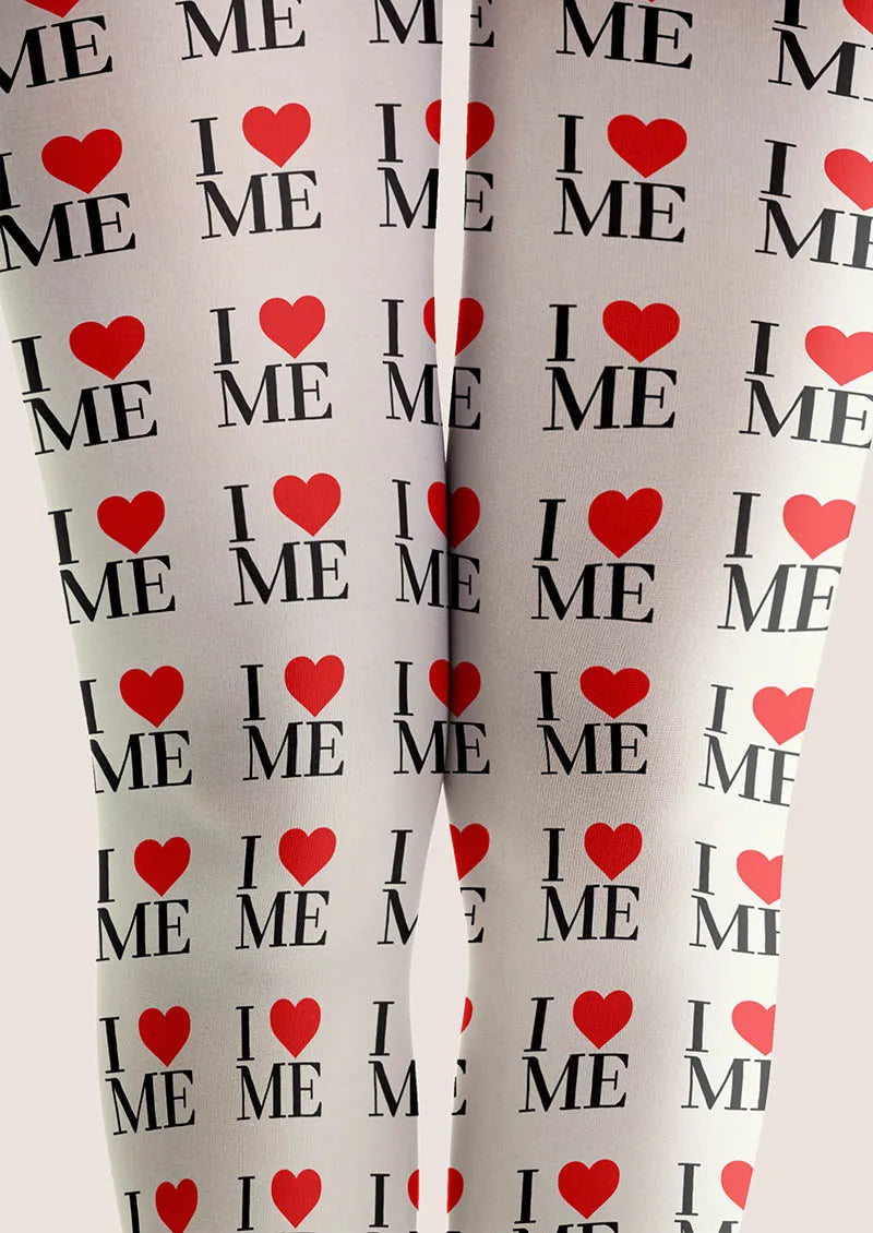 Valentine's Day Say Love Tights Hosiery Pantyhose