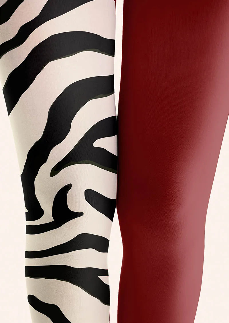 Scarlet Leopard Tights Hosiery Pantyhose
