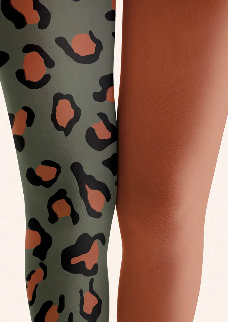 Leopard Tempo Tights Hosiery Pantyhose
