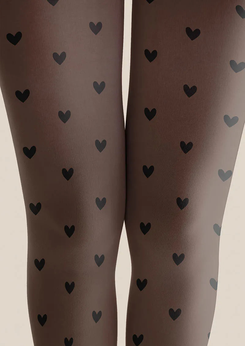 Valentine's Day Heart Dots Tights Hosiery Pantyhose
