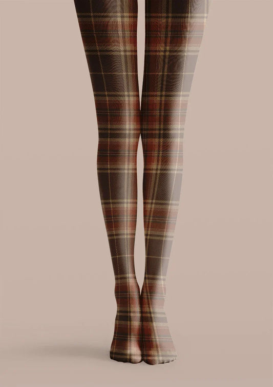 Highland Plaid Tights Hosiery Pantyhose