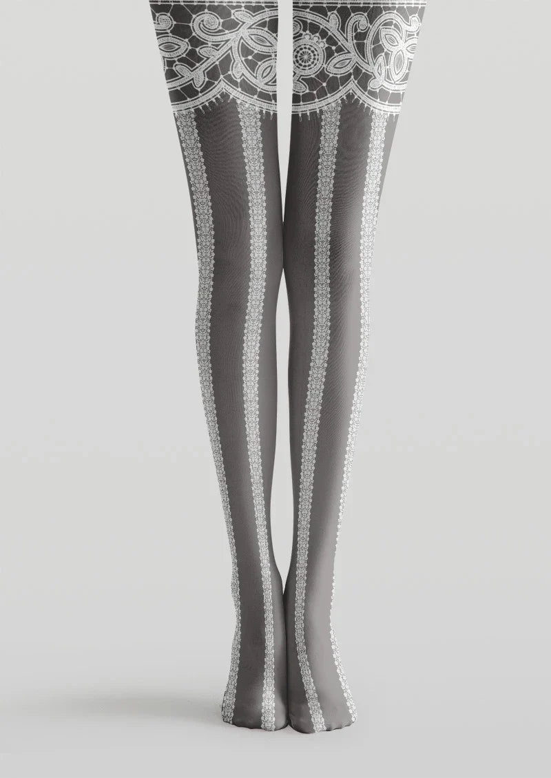 Lace Top Charm Tights Hosiery Pantyhose