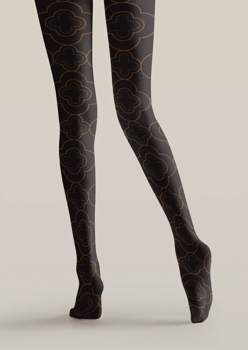 Golden Petal Tights Hosiery Pantyhose