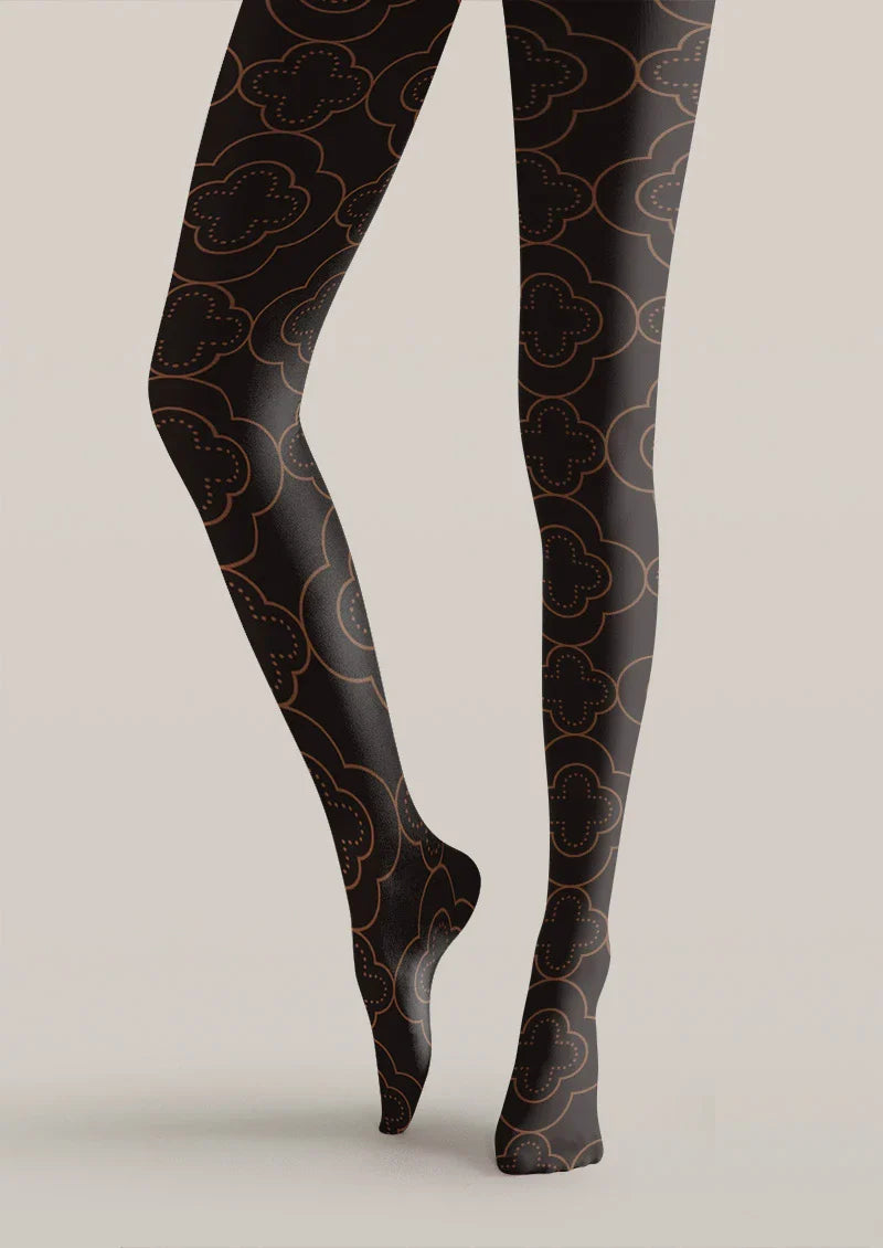 Golden Petal Tights Hosiery Pantyhose