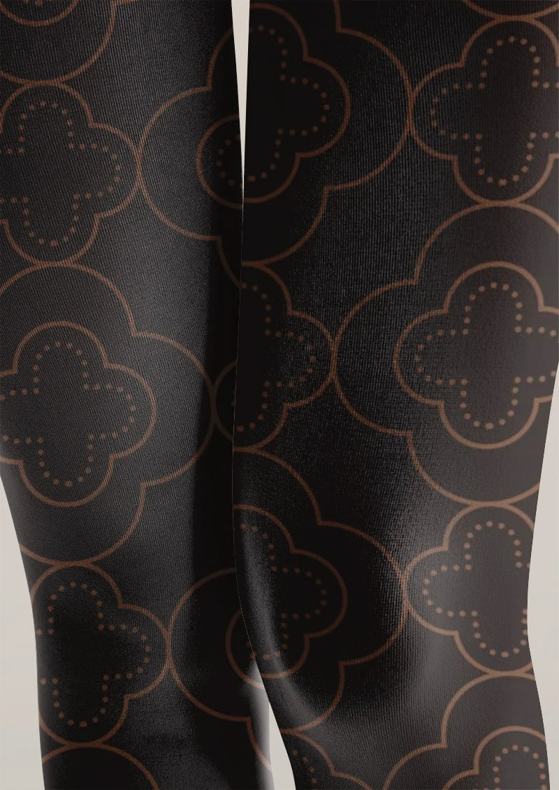 Golden Petal Tights Hosiery Pantyhose