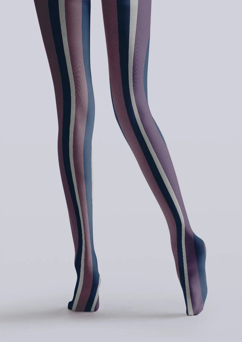 Navy Frame Tights Hosiery Pantyhose