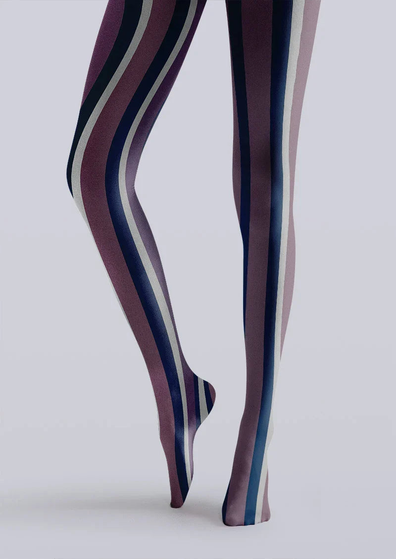 Navy Frame Tights Hosiery Pantyhose