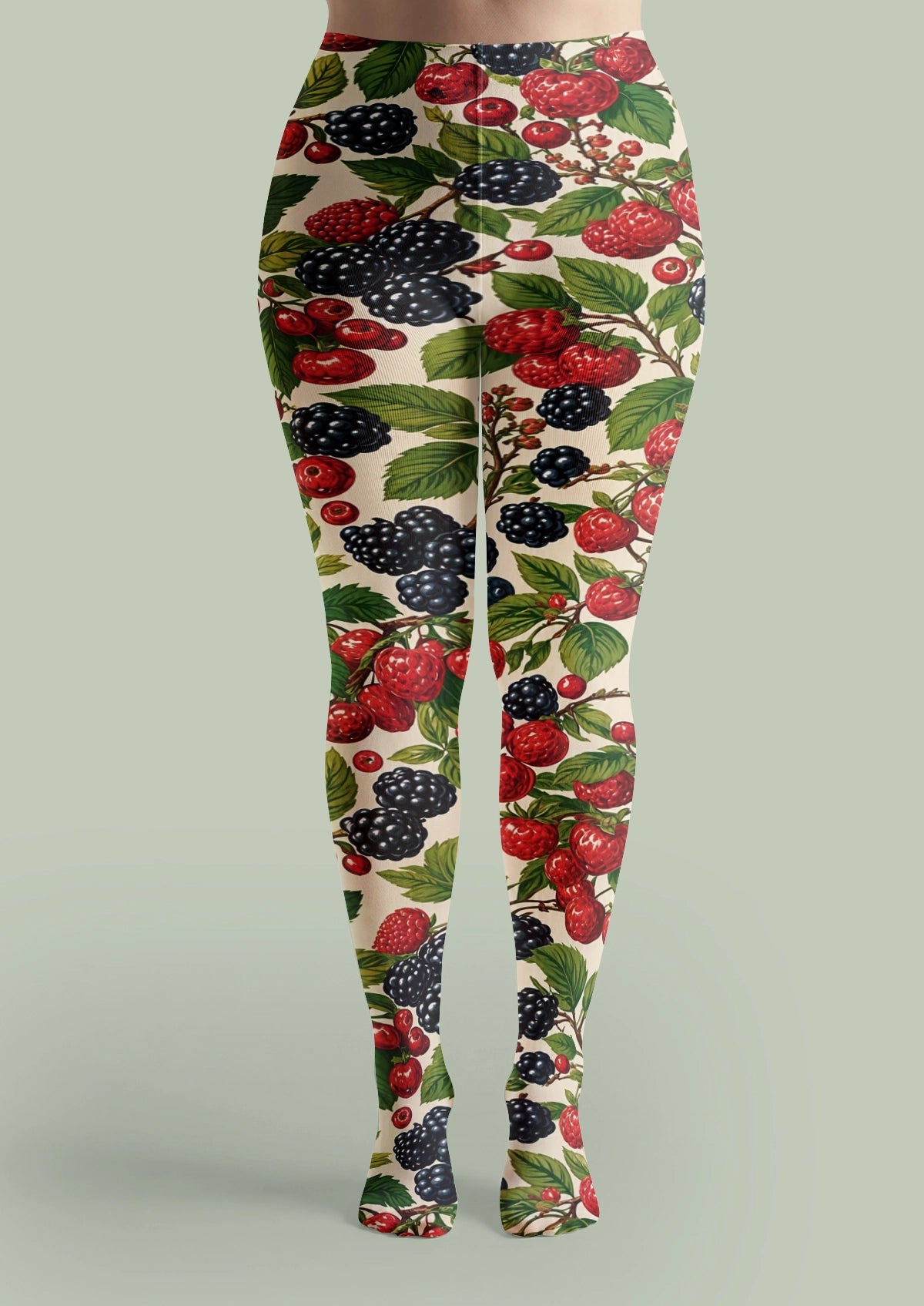 White Berry Garden Tights