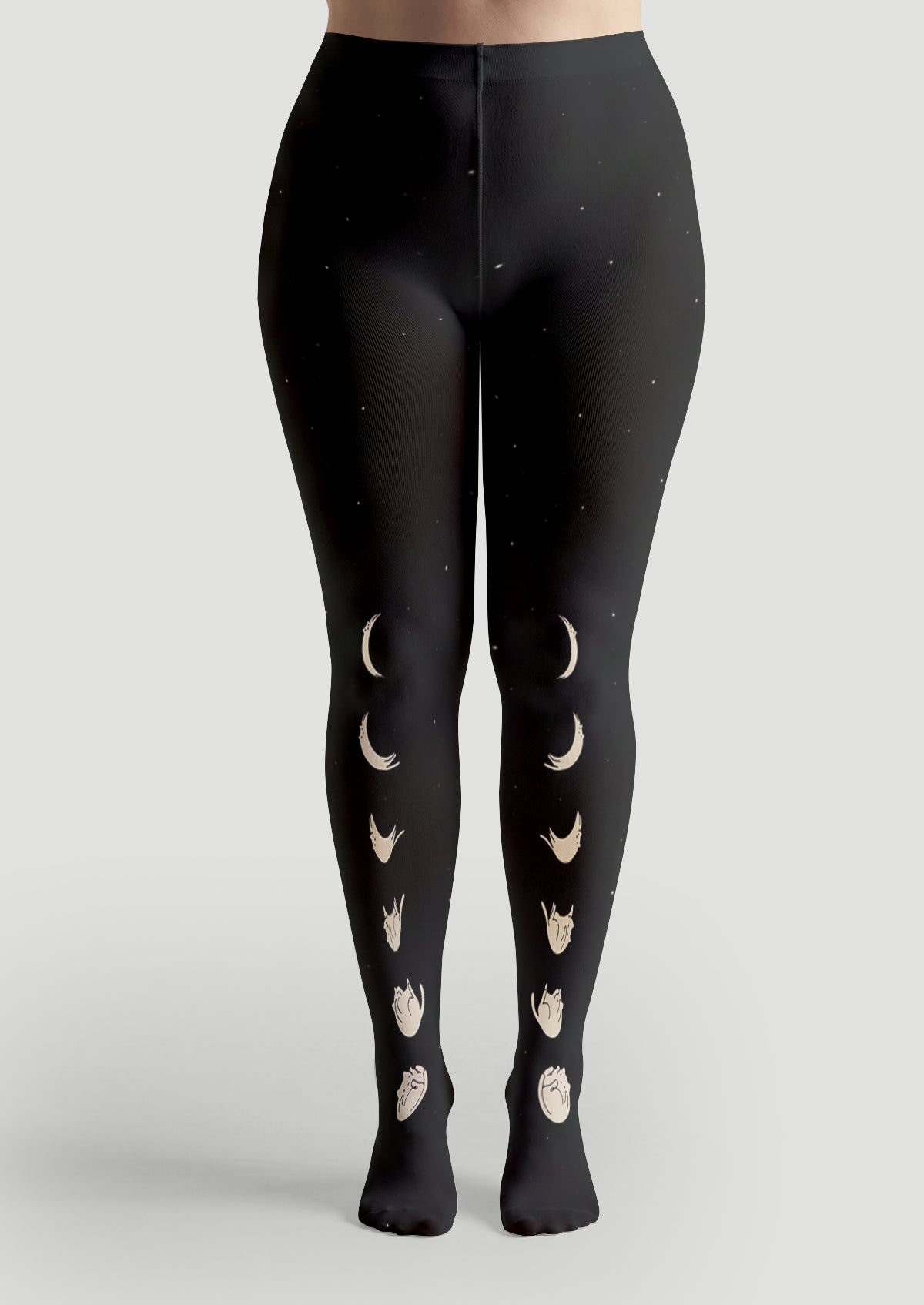 Black Moon Phase Tights