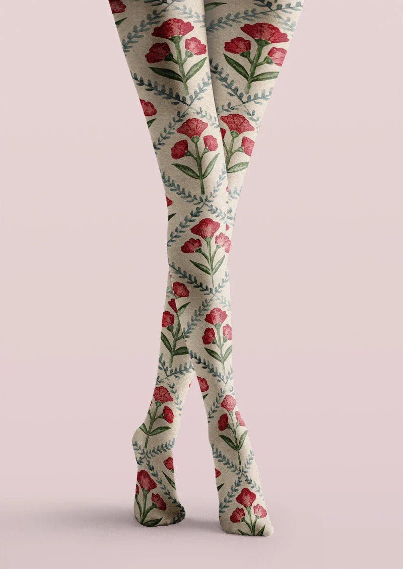 Tulip Meadow Tights Hosiery Pantyhose