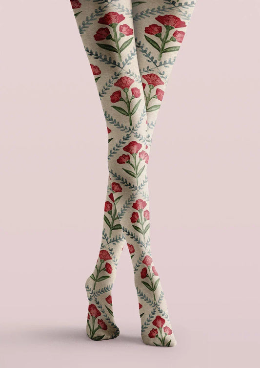 Tulip Meadow Tights Hosiery Pantyhose