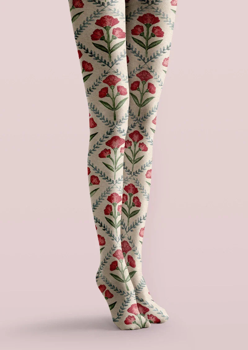 Tulip Meadow Tights Hosiery Pantyhose