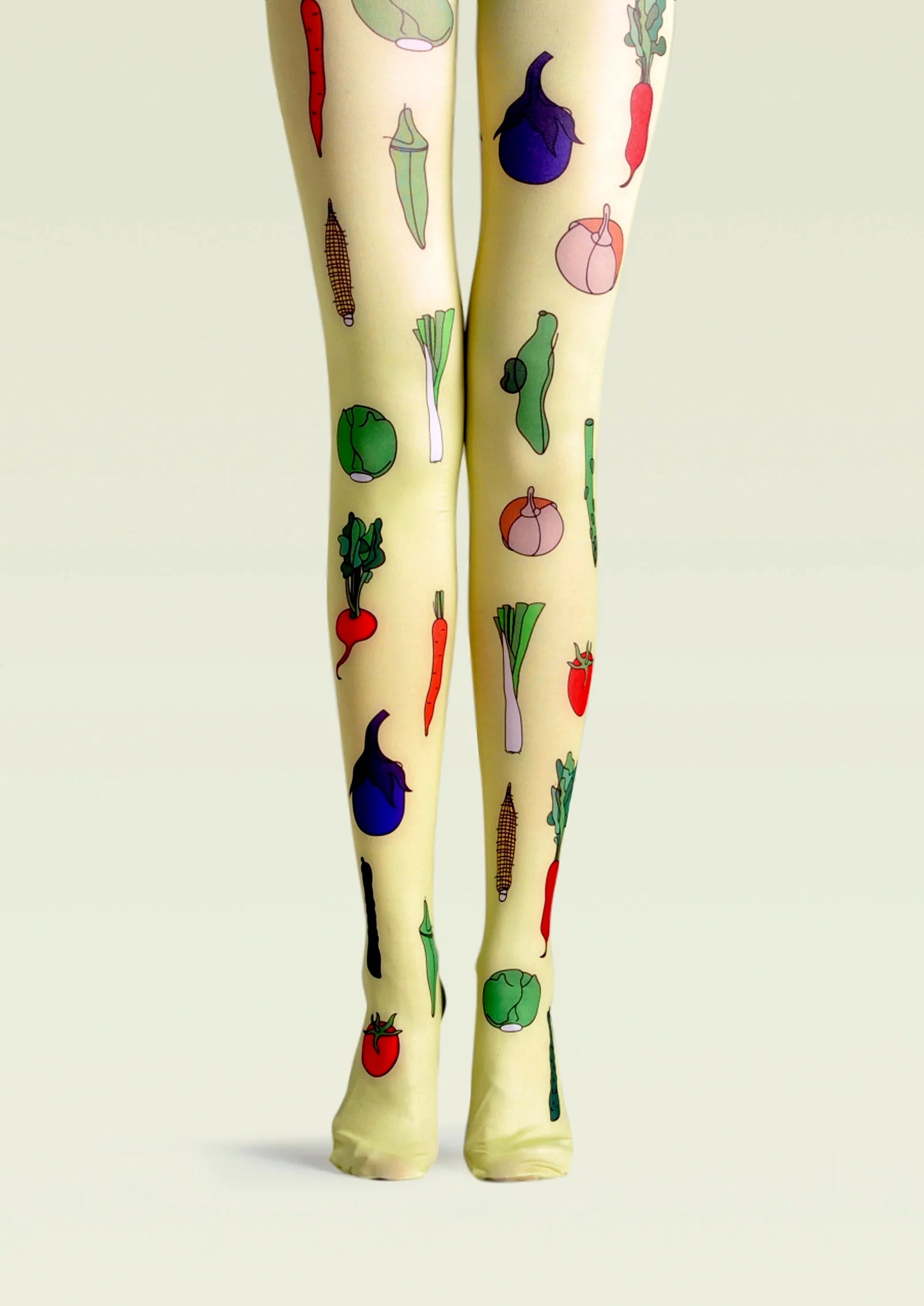 Fun Print Tights Art Pantyhose/Tights [Verdant Farm]