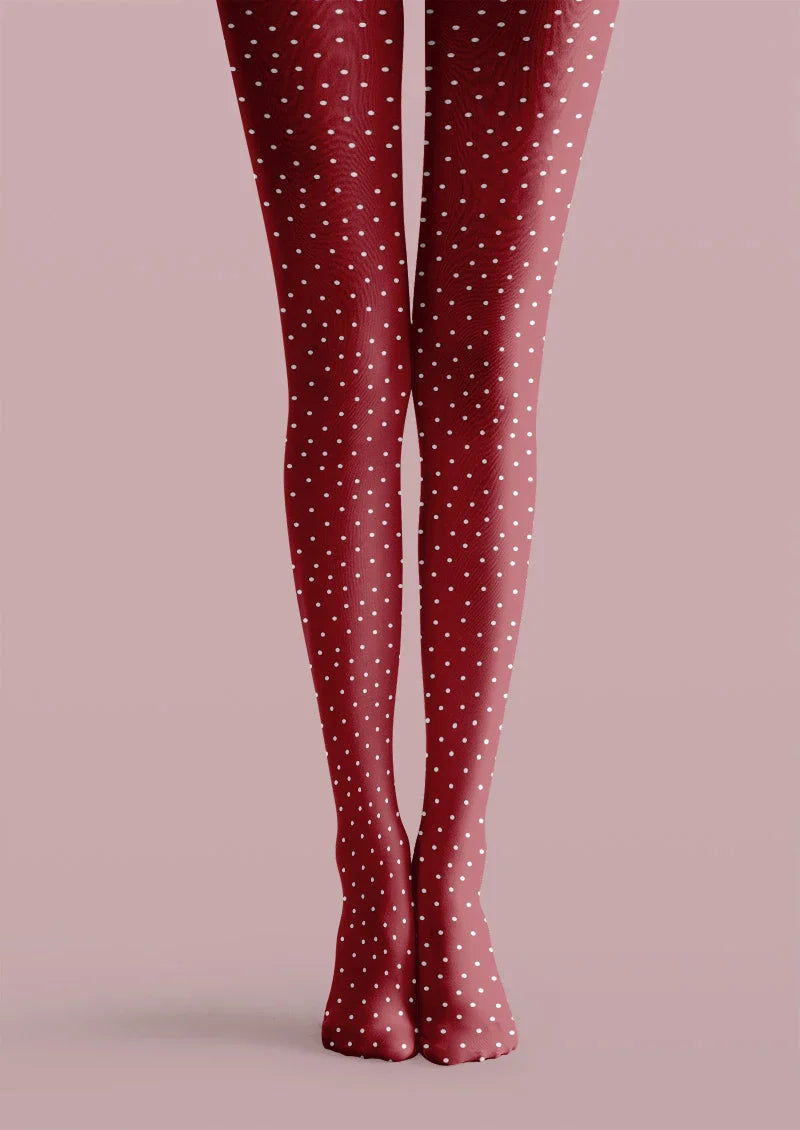 Cherry Dot Tights Hosiery Pantyhose