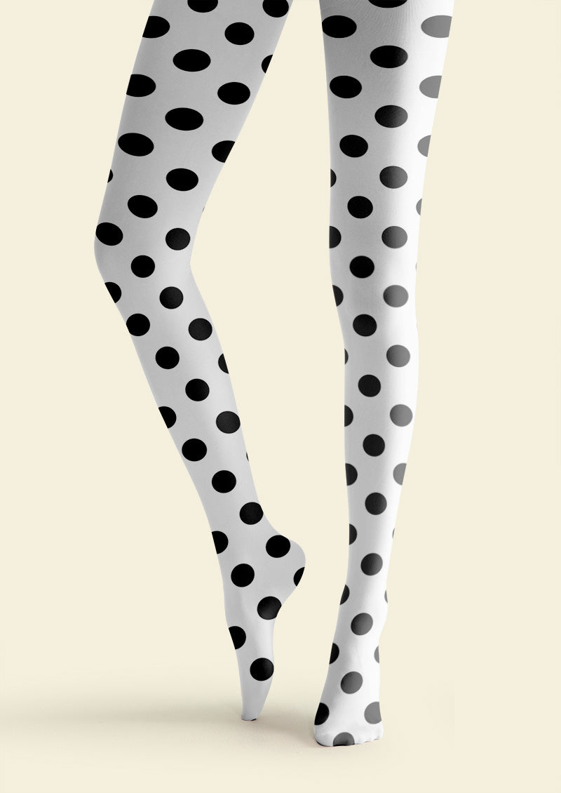 Luna Dots Polka Dot Tights Hosiery Pantyhose