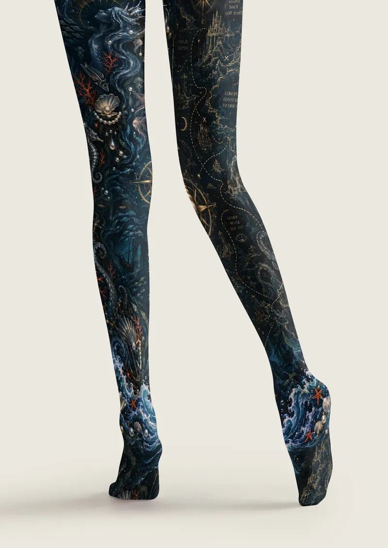 Blue Ocean Siren Tights