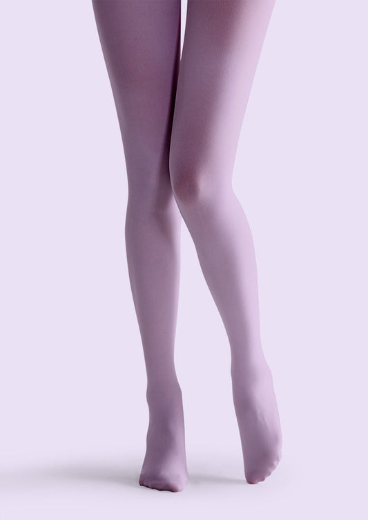 Silky Comfort Velvet Touch Tights Hosiery Pantyhose - Lilac