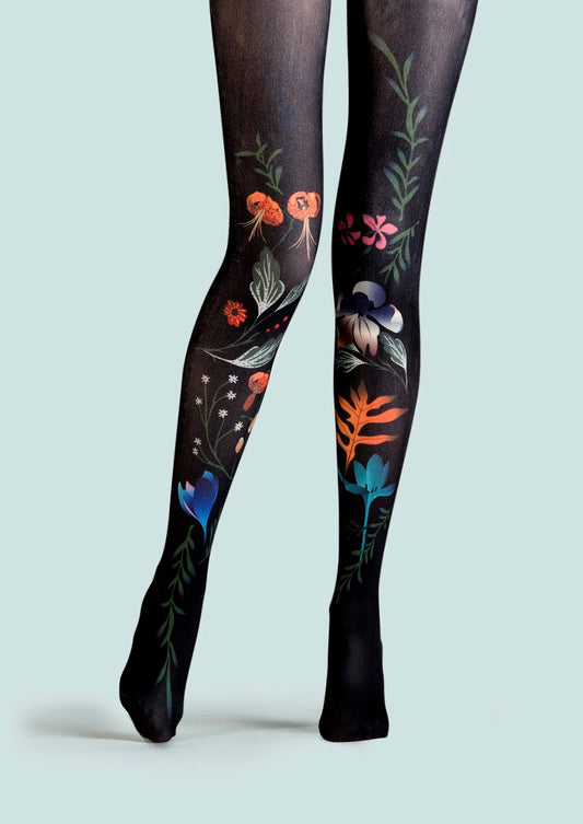 Among the Bloom Tights Hosiery Pantyhose