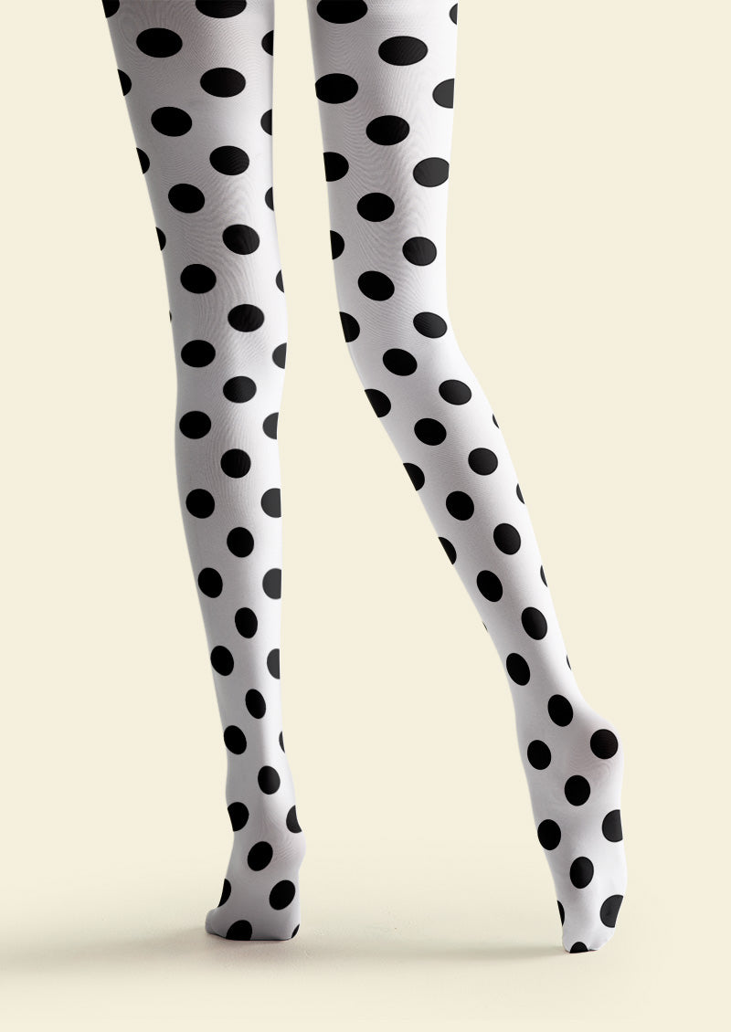 Luna Dots Polka Dot Tights Hosiery Pantyhose