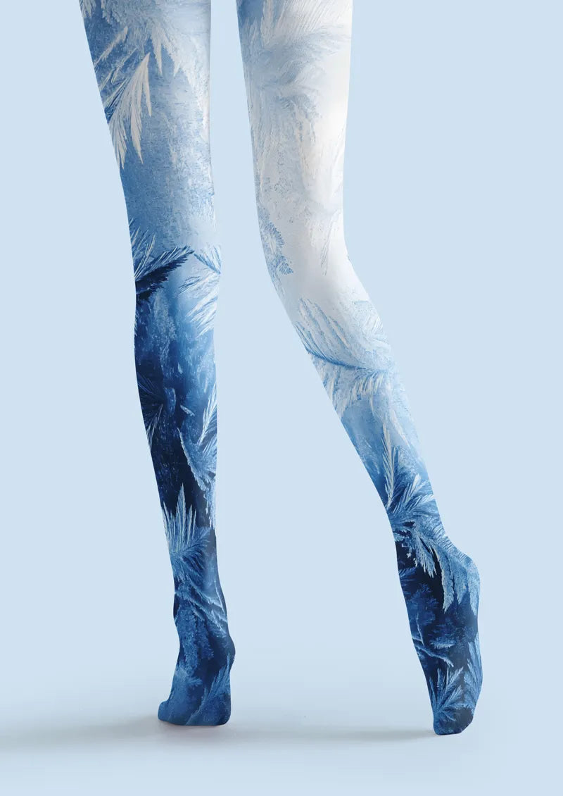 White Ice Bloom Tights