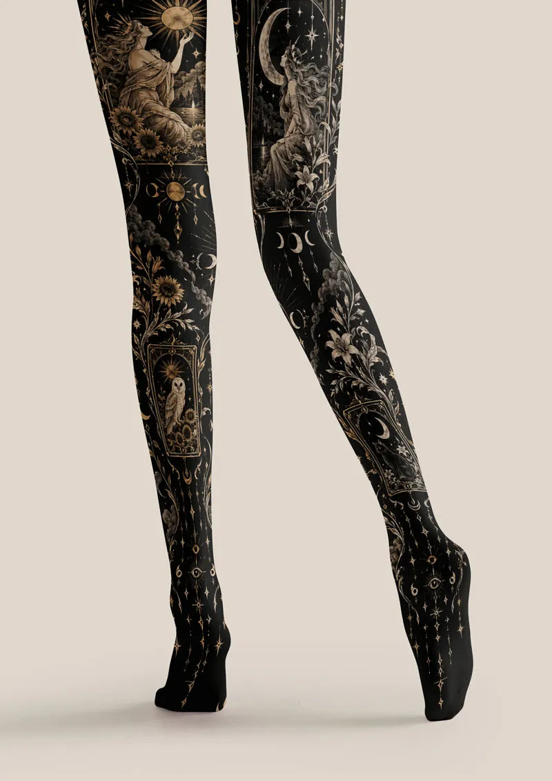 Black Celestial Goddess Tights