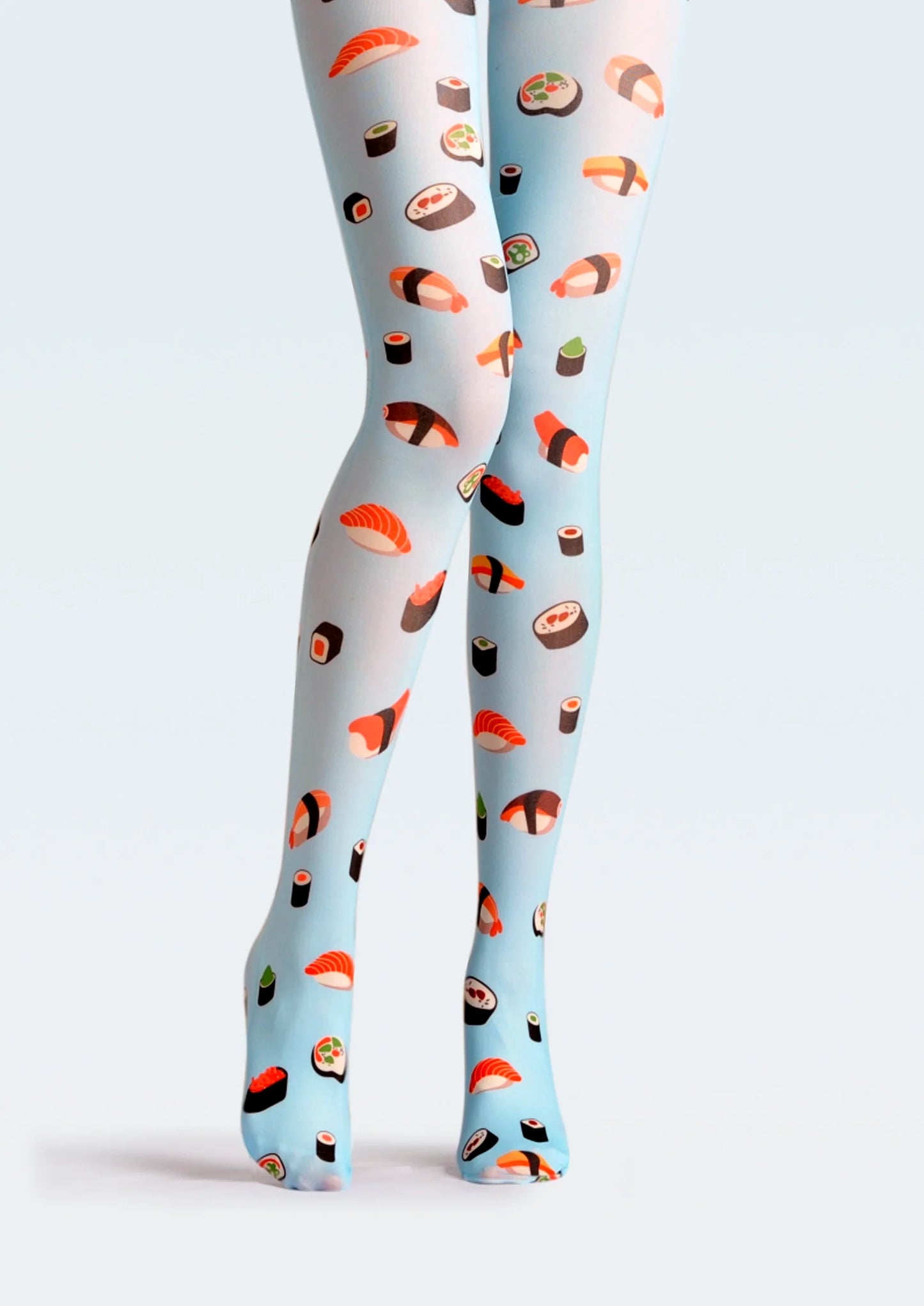 Fun art Print Tights Freshness Pantyhose/Tights [Sushi Sushi]